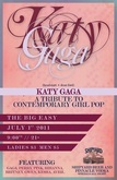 tags: Katy Gaga, Portland, Maine, United States, Gig Poster, The Big Easy - Katy Gaga on Jul 1, 2011 [607-small]