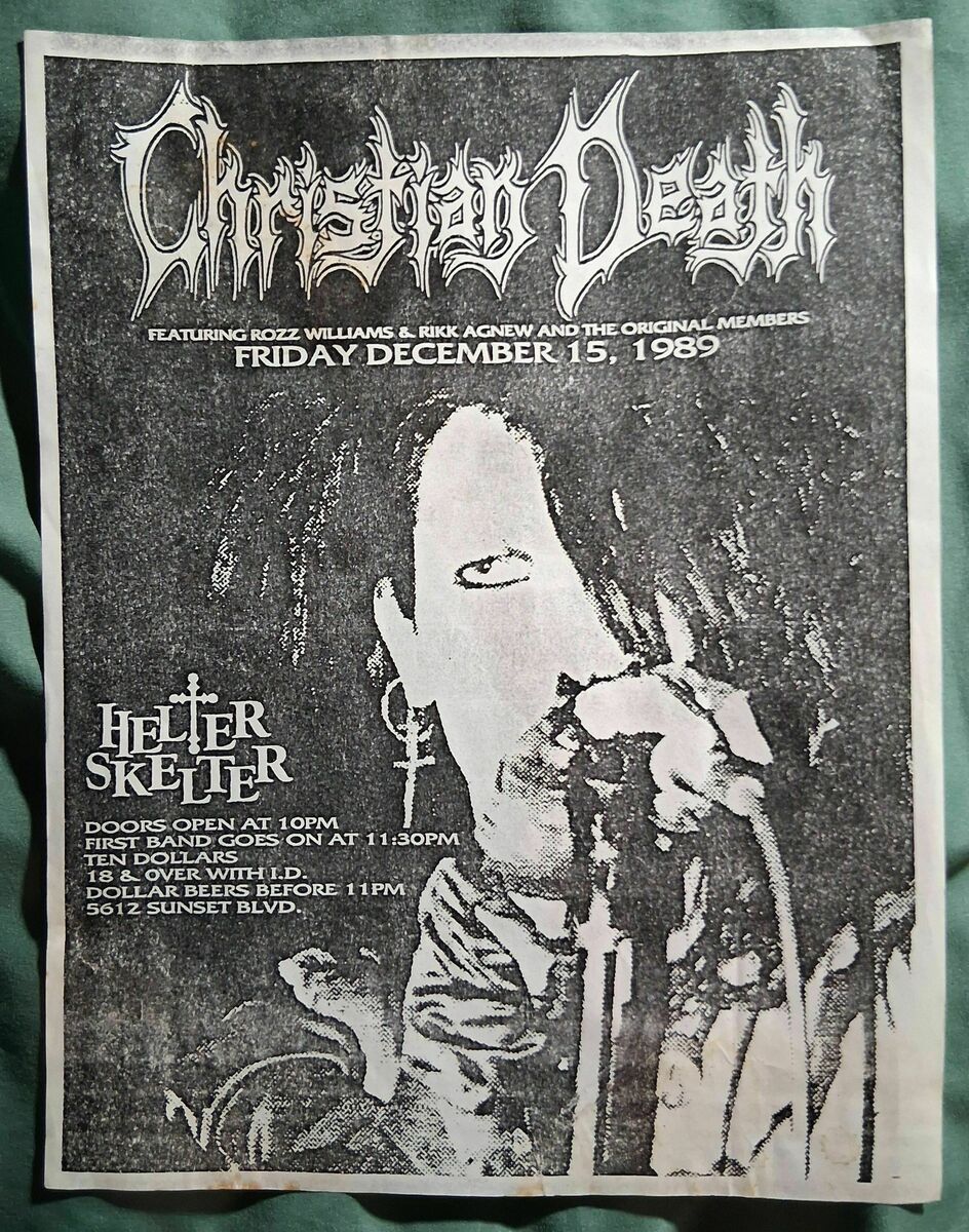 ☆*★様 【ジャンク】CHRISTIAN DEATH 16枚　まとめ売り クリス Christian Death Concert & Tour History (Updated for 2026
