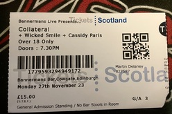 tags: Wicked Smile, Cassidy Paris, Collateral, Edinburgh, Scotland, United Kingdom, Setlist, Bannerman's - Collateral / Wicked Smile / Cassidy Paris on Nov 27, 2023 [341-small]