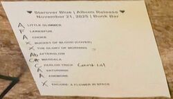 Starover Blue setlist, Starover Blue / Young Elk on Nov 21, 2025 [613-small]