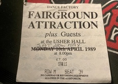 tags: Fairground Attraction, Brian Kennedy, Edinburgh, Scotland, United Kingdom, Ticket, Usher Hall - Fairground Attraction / Brian Kennedy on Apr 20, 1989 [807-small]