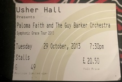 tags: Guy Barker and Orchestra, Paloma Faith, Edinburgh, Scotland, United Kingdom, Gig Poster, Usher Hall - Paloma Faith / Guy Barker / Guy Barker and Orchestra on Oct 29, 2013 [843-small]