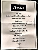 Set List for C33s, The C33s / The Voke / Q.U.A.L.M.S on Nov 22, 2025 [299-small]