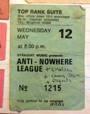 Anti-Nowhere League / Chelsea / Chron Gen / The Defects on May 12, 1982 [850-small]