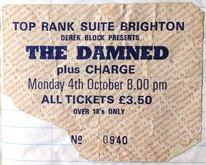 The Damned / Charge on Oct 5, 1982 [865-small]