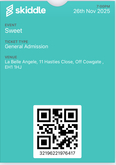 tags: Bad Actress, Sweet, Edinburgh, Scotland, United Kingdom, Ticket, La Belle Angèle - Sweet / Bad Actress on Nov 26, 2025 [255-small]
