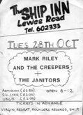 Marc Riley And The Creepers / The Janitors on Oct 28, 1986 [256-small]