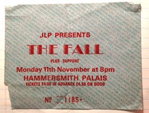 The Fall / Jeffrey Lee Pierce Quartet / The Wolfgang Press on Nov 11, 1985 [140-small]
