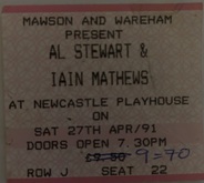 Al Stewart / Iain Matthews on Apr 27, 1991 [179-small]