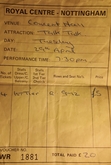 Ticket, Talk Talk on Apr 29, 1986 [295-small]