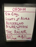 The Anchor (US) / A War Within / Alterblood / Lights of Alora / Esc Ctrl on Aug 30, 2019 [182-small]