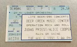 Judas Priest / Alice Cooper / Motörhead / Dangerous Toys / Metal Church on Aug 6, 1991 [273-small]