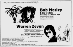 Bob Marley & The Wailers / Little Anthony & The Imperials on May 18, 1978 [777-small]