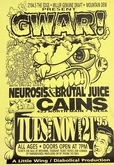 GWAR / Neurosis / Bruital Juice on Nov 21, 1995 [552-small]