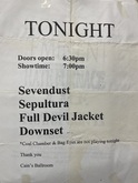 Sevendust / Sepultura / downset. / Full Devil Jacket on Jul 30, 2000 [583-small]
