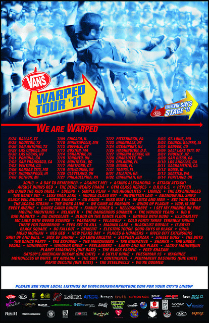 Jul 21, 2011: Vans Warped Tour 2011 at Susquehanna Bank Center