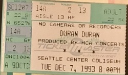 Duran Duran / The Cranberries on Dec 7, 1993 [366-small]