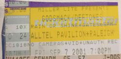 Godsmack / Deftones / Puddle of Mudd / From Zero on Sep 7, 2001 [331-small]