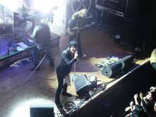 HIM ~ Burton Puurtinen, Mige Paananen, Ville Valo & Linde Lindström , tags: HIM, San Diego, California, United States, House of Blues San Diego - HIM / Motionless In White / Wounds on Dec 18, 2014 [412-small]