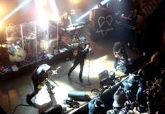 HIM ~ Mika Karppinen, Mige Paananen,  Burton Puurtinen, Ville Valo & Linde Lindström , tags: HIM, San Diego, California, United States, House of Blues San Diego - HIM / Motionless In White / Wounds on Dec 18, 2014 [413-small]