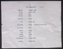 Worldtown Soundsystem setlist, tags: Setlist - Consider The Source / Worldtown Sound System on Dec 18, 2025 [462-small]