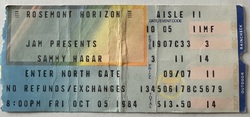 Sammy Hagar / Krokus on Oct 5, 1984 [569-small]
