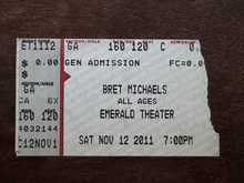 Bret Michaels / Sponge / Artificial Agent on Nov 12, 2011 [770-small]