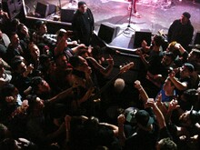 Anti-Flag’s Chris Barker rides the crowd, tags: Anti-Flag, Los Angeles, California, United States, Troubadour - Anti-Flag / The Bombpops on Jan 3, 2015 [331-small]
