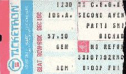 tags: Patti Smith, Ticket - Patti Smith / Bruce Springsteen / Richard Hell & The Voidoids on Dec 30, 1977 [711-small]