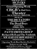 tags: Patti Smith, Richard Hell & The Voidoids, Advertisement, CBGB Theater - Patti Smith / Bruce Springsteen / Richard Hell & The Voidoids on Dec 30, 1977 [714-small]