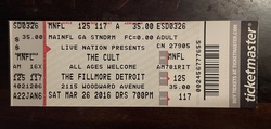 The Cult / The Holy White Hounds on Mar 26, 2016 [096-small]
