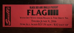 Flag IIII / Off With Their Heads / Dirty Nil on Jun 9, 2016 [102-small]
