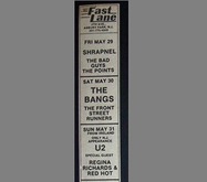 U2 / Regina Richards and Red Hot on May 31, 1981 [110-small]