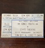 Sonic Youth on Oct 4, 1992 [623-small]