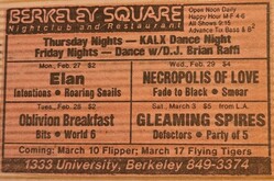 Gleaming Spires / Defectors / Party of 5 on Mar 3, 1984 [036-small]