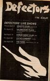 Defectors on Apr 13, 1984 [117-small]