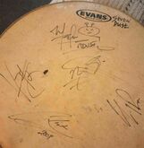 Sevendust gave me this drum head and autographed it for me at this concert, Sevendust / Saliva / Neverset / Overscene on Apr 15, 2008 [039-small]