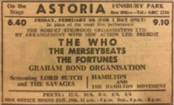 The Who / The Merseybeats / The Fortunes / Graham Bond Organization / Screaming Lord Sutch on Feb 4, 1966 [111-small]