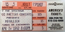 Metallica on Apr 7, 1992 [265-small]