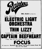 Electric Light Orchestra (ELO) / Thin Lizzy on Mar 23, 1973 [150-small]