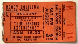 Jimi Hendrix / Soft Machine on Aug 3, 1968 [301-small]