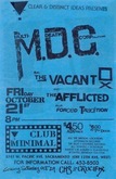 MDC / The Vacant / The Afflicted / Forced Tradition on Oct 21, 1983 [531-small]