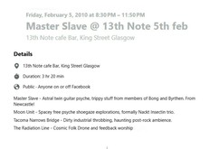 Master Slave / The Radiation Line / Moon Unit / Tacoma Narrows Bridge Disaster on Feb 5, 2010 [714-small]