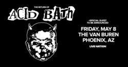 Acid Bath / Fu Manchu / Healing Magic / Strip The Soul on May 8, 2026 [489-small]