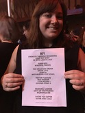 AFI ~ Setlist for DF Show, tags: AFI, Los Angeles, California, United States, Setlist, Troubadour - AFI / The Chain Gang of 1974 on Jan 20, 2017 [040-small]