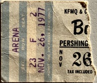 Boz Scaggs / Rick Danko stub, Bozz Scaggs on Nov 26, 1977 [695-small]