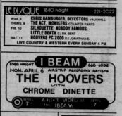 Chris Hamburger and the Captions / Defectors / Vauxhall on Apr 8, 1981 [168-small]