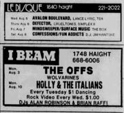 Defectors / Crueltones / Simplex II on Aug 6, 1981 [754-small]