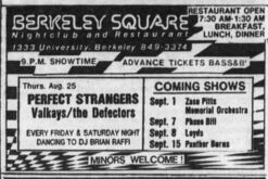 Perfect Strangers / Valkays / Defectors / DJ Brian Raffi on Aug 25, 1983 [788-small]