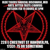 Olde Tigers / Radical Discharge / MID RATS / Bitter Taste on Feb 19, 2016 [708-small]